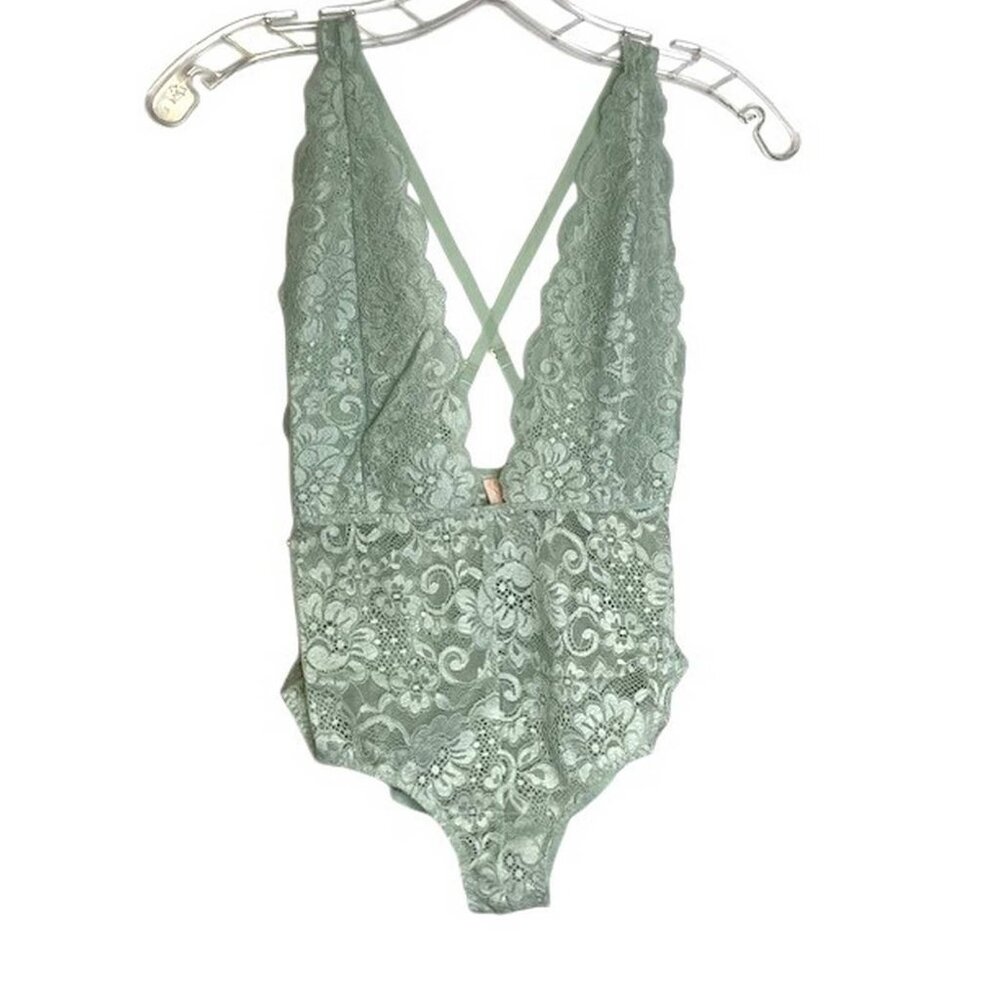 HAH Free People Comin In Lace Bodysuit SMALL